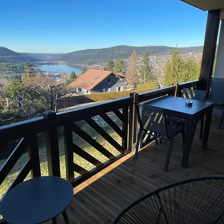 아파트 Le Hibou Avec Vue Et Montagnes 제라르메르