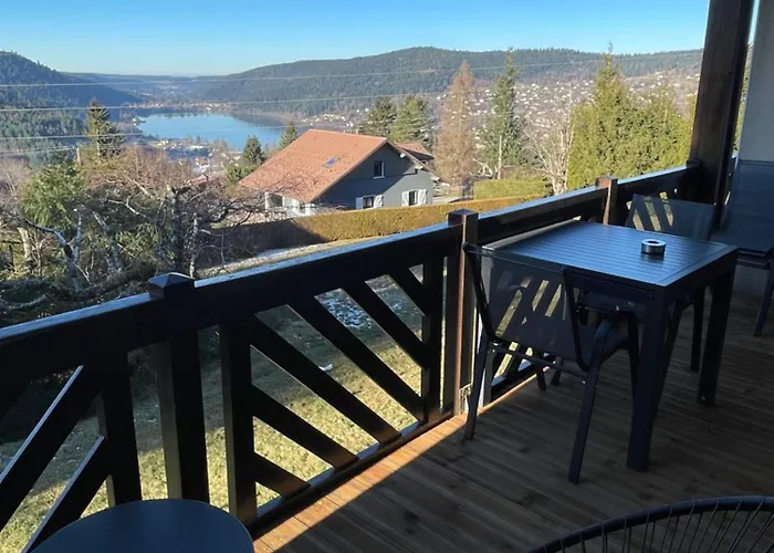 Lägenhet Le Hibou Avec Vue Et Montagnes Gérardmer